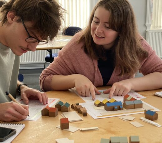 Mark & Carys architecture students